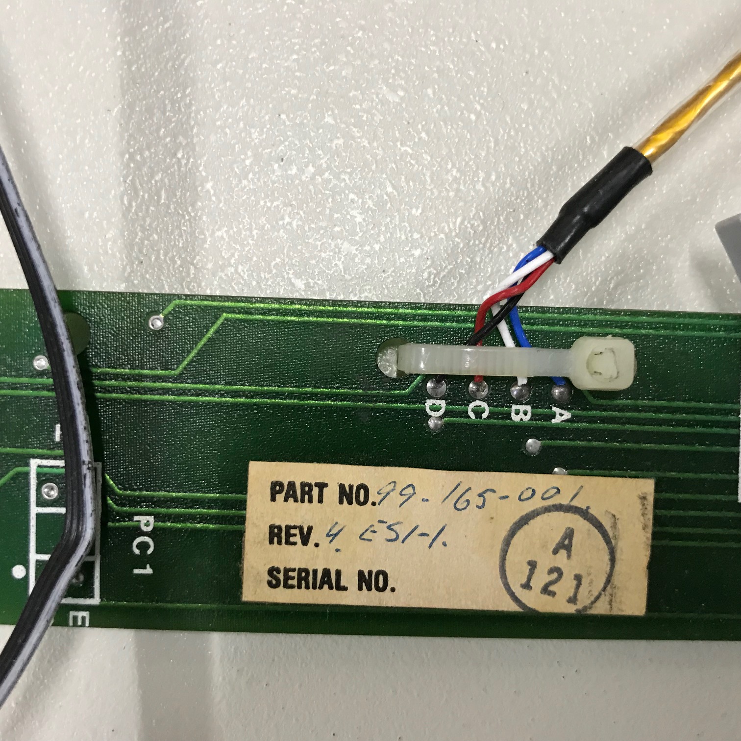 TEGAL 901E TEGAL 903E Tegal PCB 99-165-001  REV 4 ESI-1