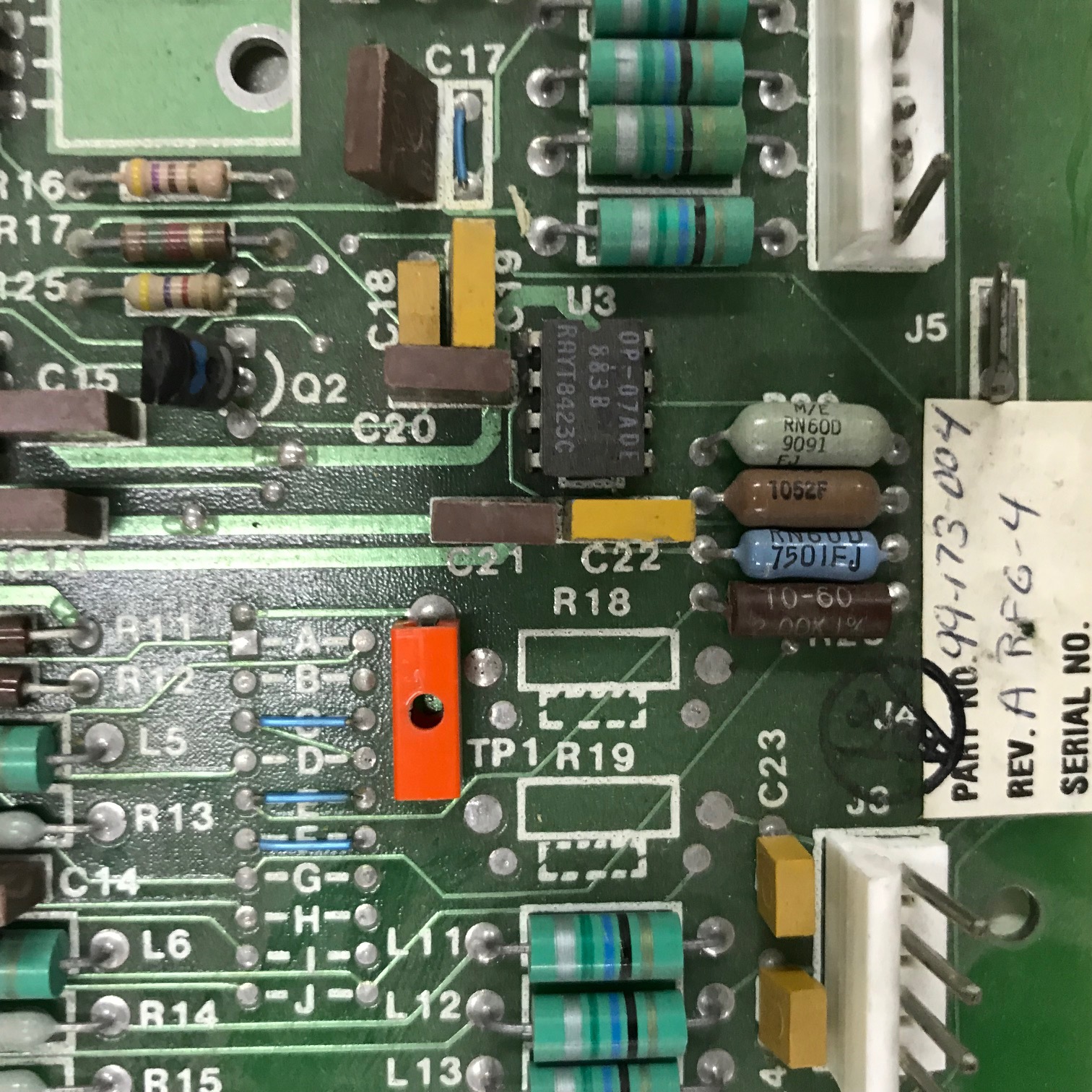 TEGAL 901E TEGAL 903E Tegal PCB 99-173-004 REV A RFG-4 