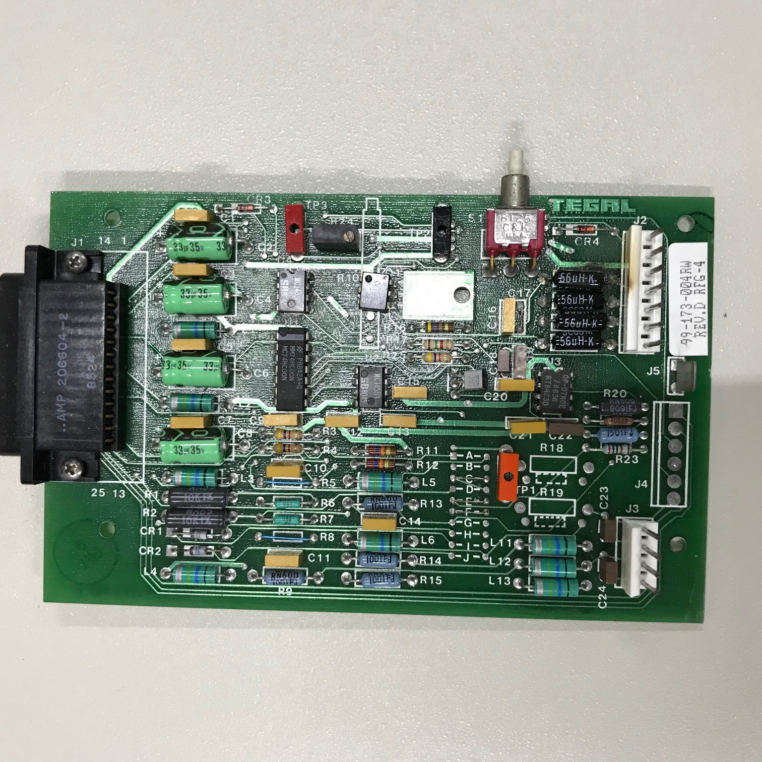 TEGAL 901E TEGAL 903E TEGAL PCB 99-173-004 REV D