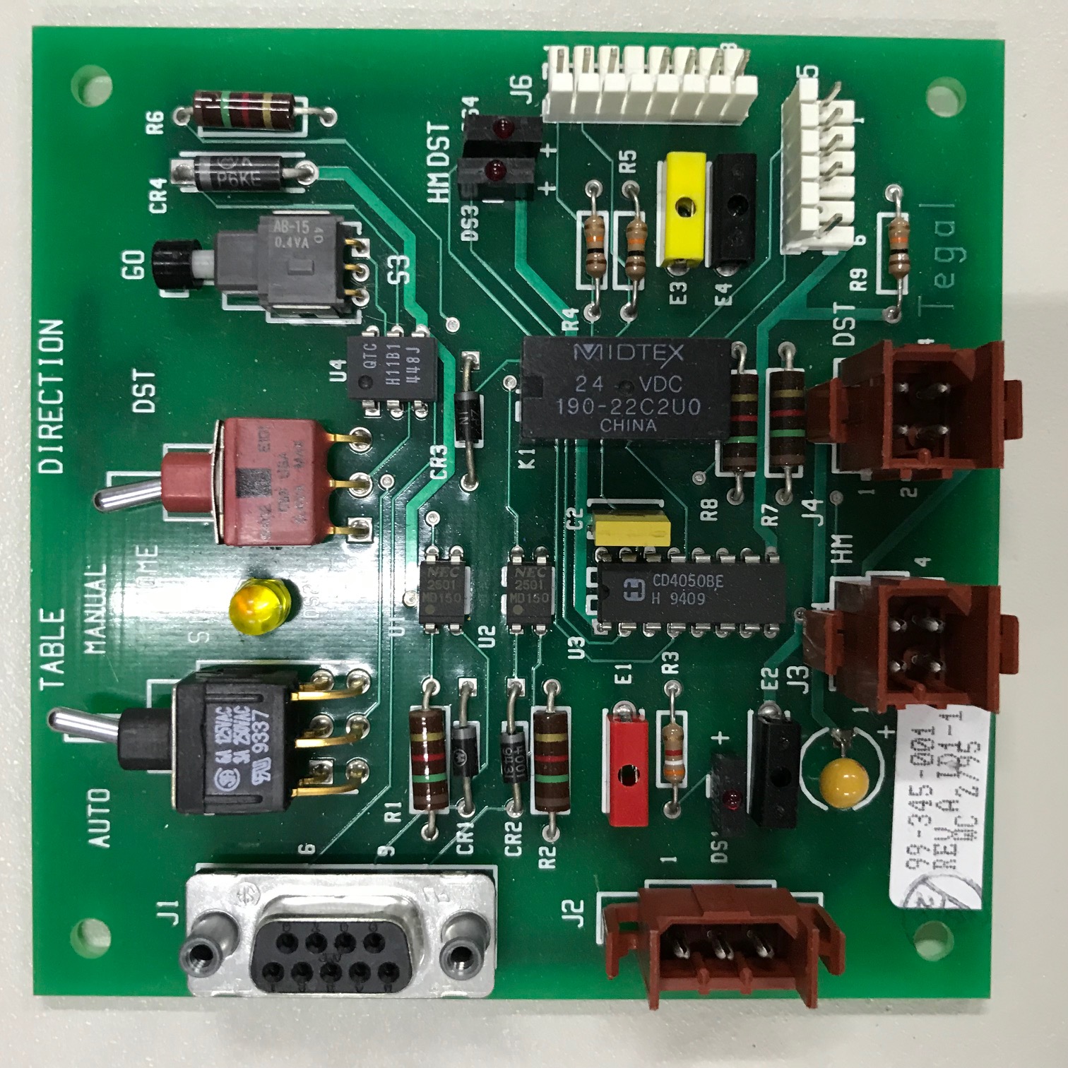 TEGAL 901E TEGAL 903E Tegal PCB 99-345-001 REV A ID1-1