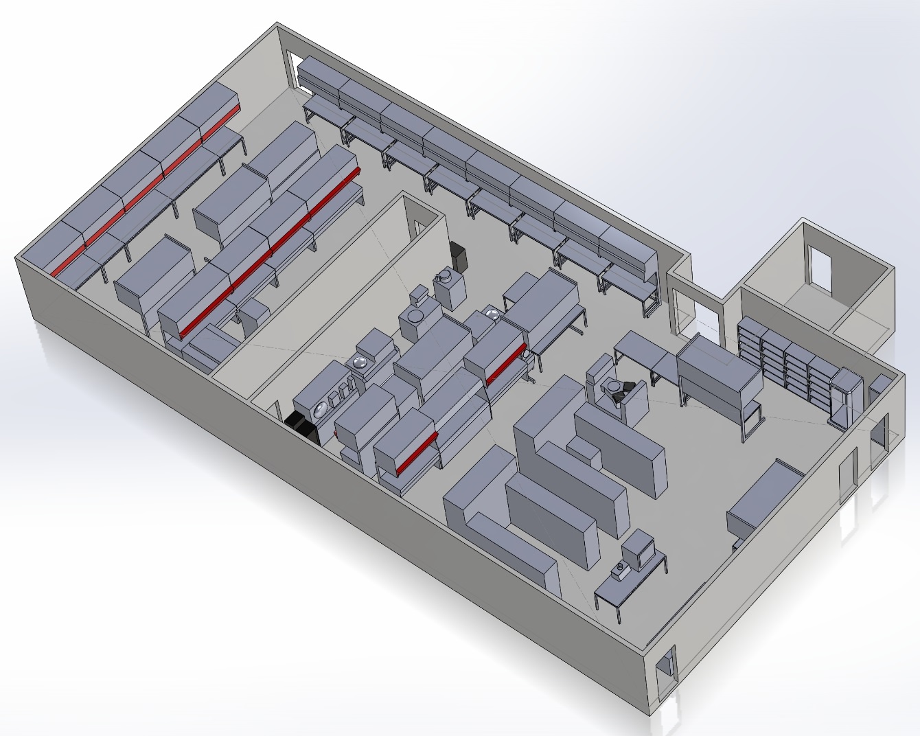 3-1-1-Fab Layout Model of Equipment