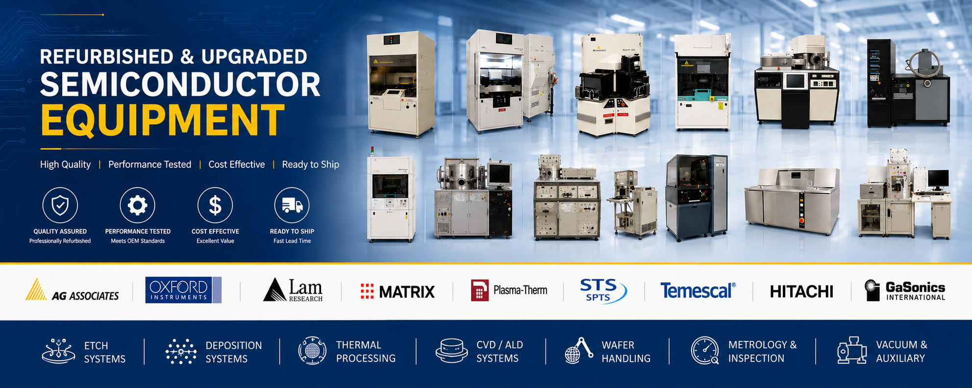 Refurbished Semiconductor Equipment