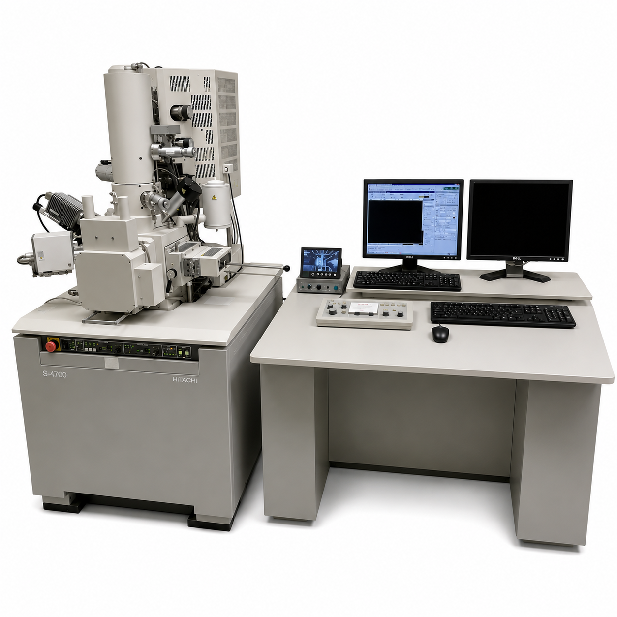 Refurbished Hitachi S-4700 Field Emission Scanning Electron Microscope SEM with EDAX X-Ray Option Refurbished Hitachi S-4700 Field Emission Scanning Electron Microscope SEM with EDAX X-Ray Option